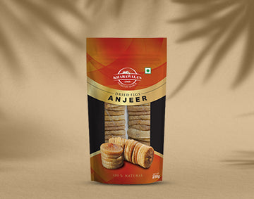Pure Anjeer (Dried Figs) - Rich in Flavor & Nutrients- 250Gms