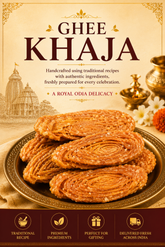 Authentic Ghee Khaja | Traditional Odisha Sweet