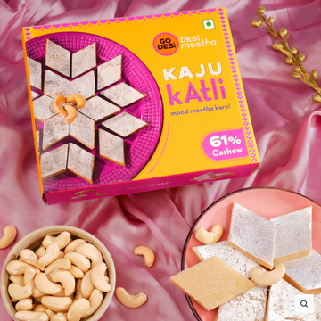 Premium Kaju Katli |Classic Sweets | Rich Indian Mithai - 180g