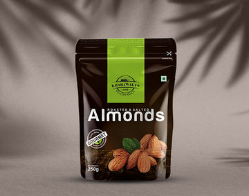 Salted Almonds – The Perfect Crunch for Every Moment -200gms