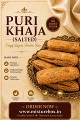 Authentic  Puri Khaja (Salted) | Mixturebox