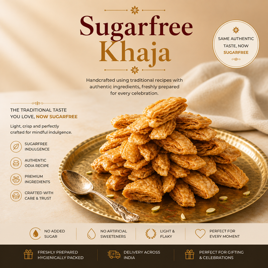 Authentic Sugarfree Puri Khaja | Traditional Odisha Sweet