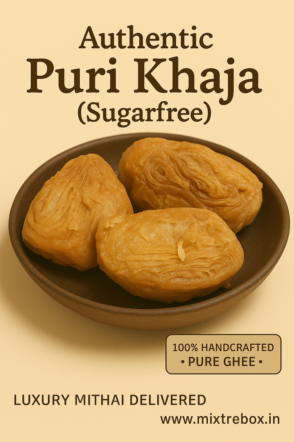 Sugarfree Khaja –  Delight Without the Sugar