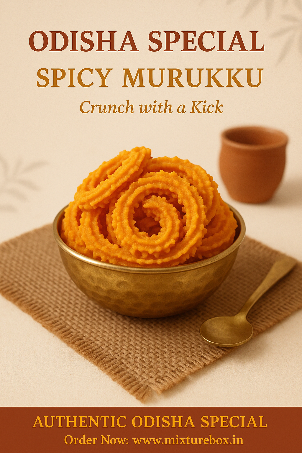 Big Round Murukku – Crispy South Indian Snack | 500 gms