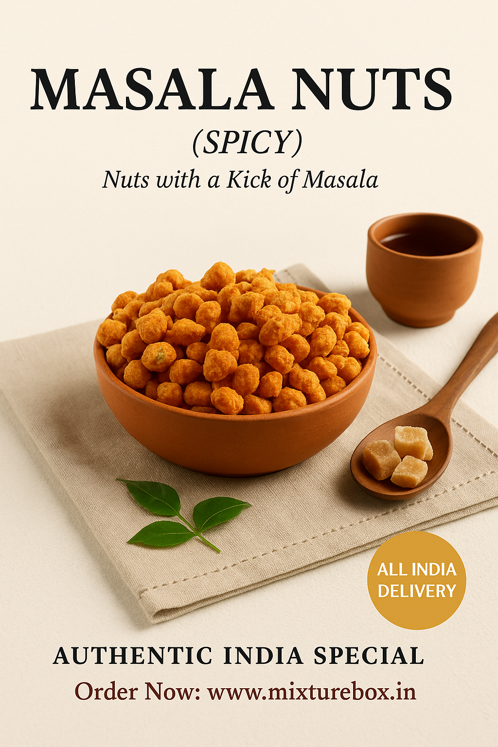 Spicy Nuts Mix – Crunchy Delight | Mixturebox | 500 gms