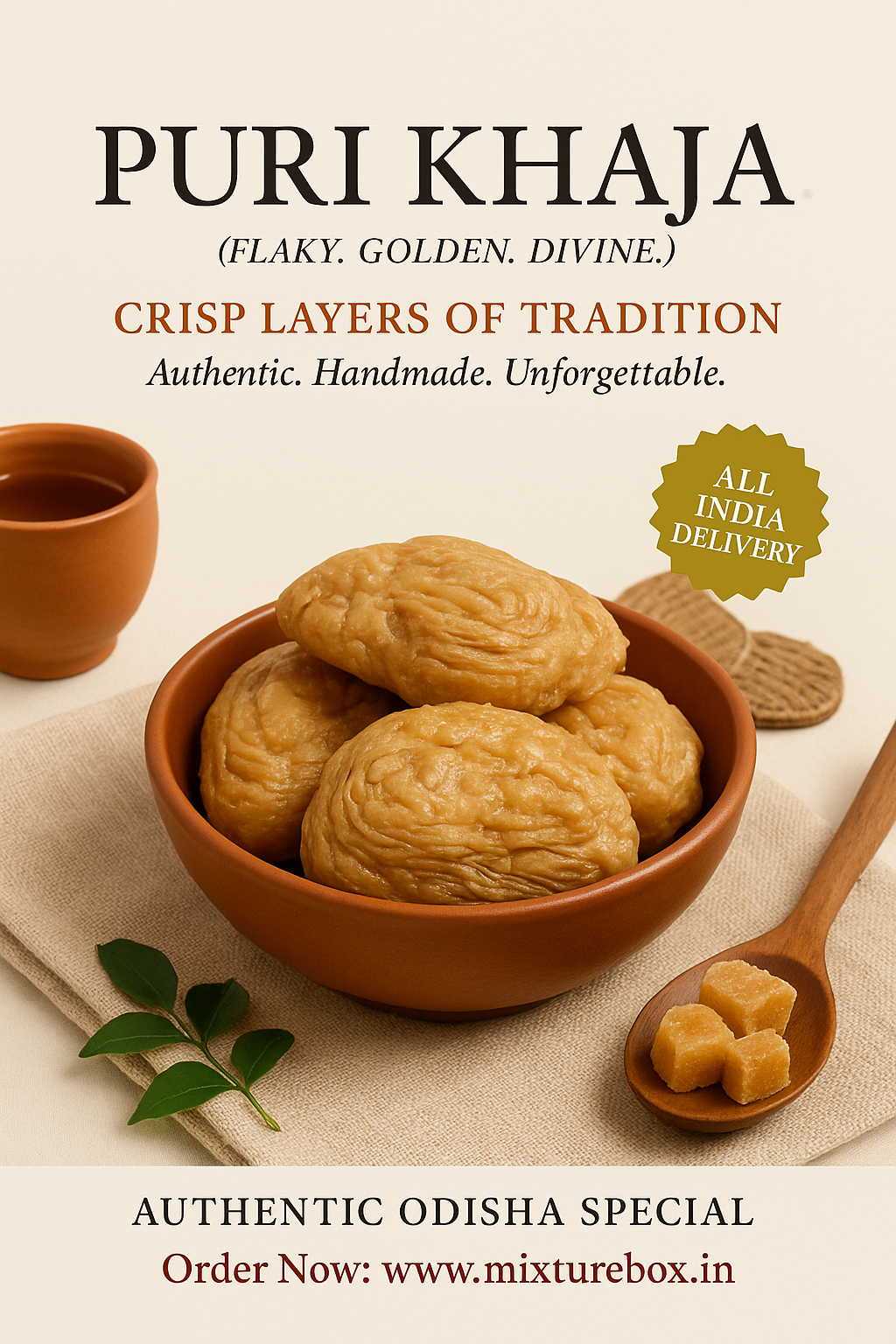 Classic Khaja – Traditional Sweet, Timeless Taste | 500 gms