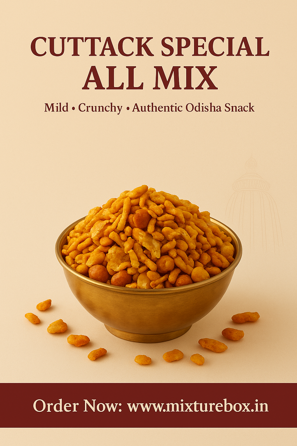 Jyoti Non-Spicy Mixture & All Mix (Combo) – Light, Tasty & Everyone’s Favorite (1 Kg)
