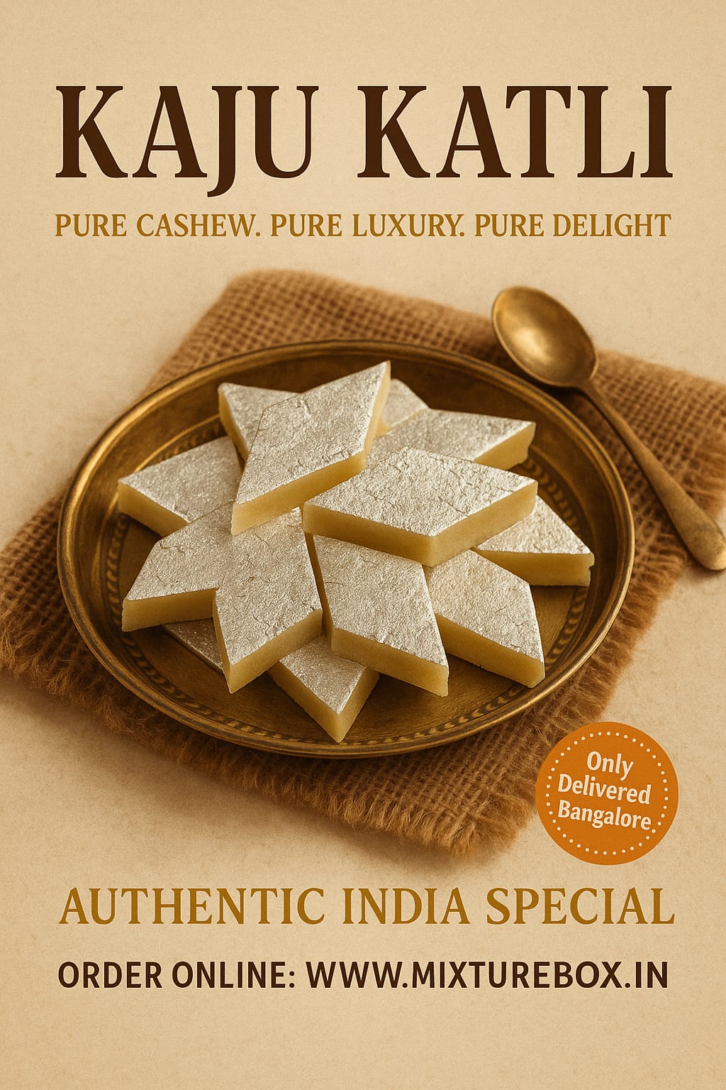 Kaju Katli – Premium Cashew Fudge | 500gms