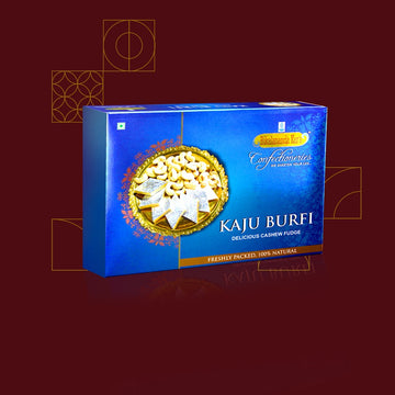 Kaju Barfi & Khajur Gud Sandesh (Combo box) – Diwali Special Gift Box | Premium Cashew Sweet | Authentic & Rich Kaju Barfi | Perfect Diwali | Mixturebox- 400gms each