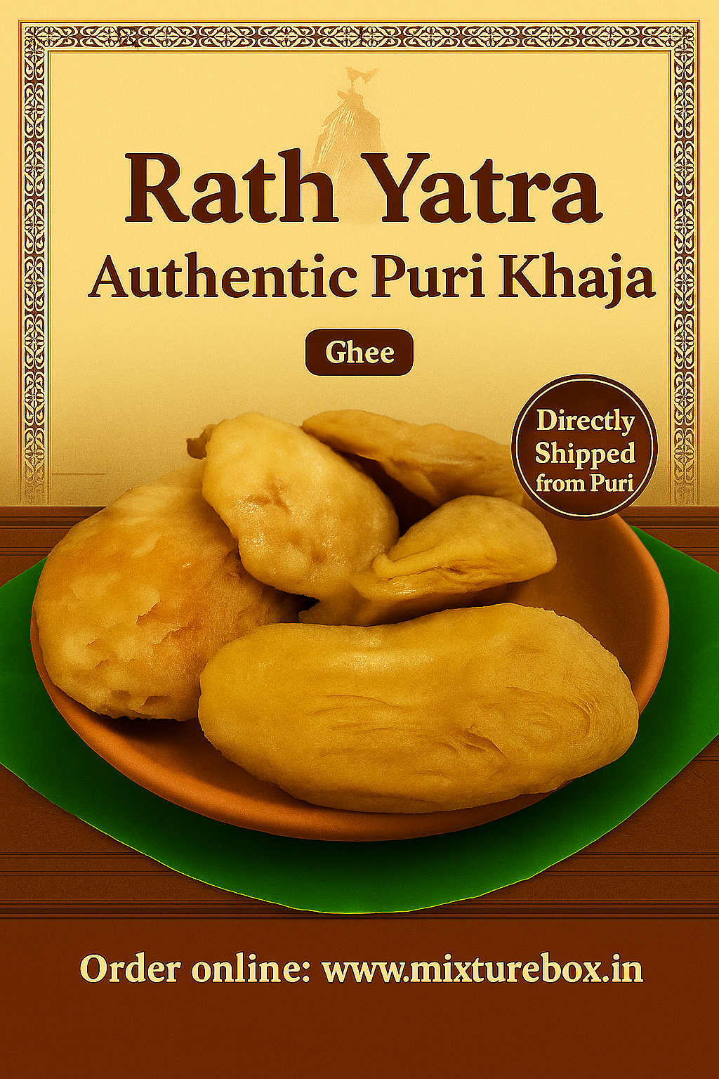 Ghee Khaja – Authentic Flaky Indulgence | Mixturebox
