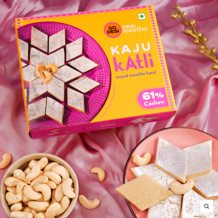 Premium Kaju Katli |Classic Sweets | Rich Indian Mithai - 180g